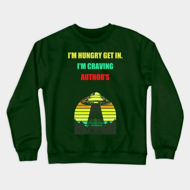 Funny UFO holiday shirt Crewneck Sweatshirt by Retro_Design_Threadz